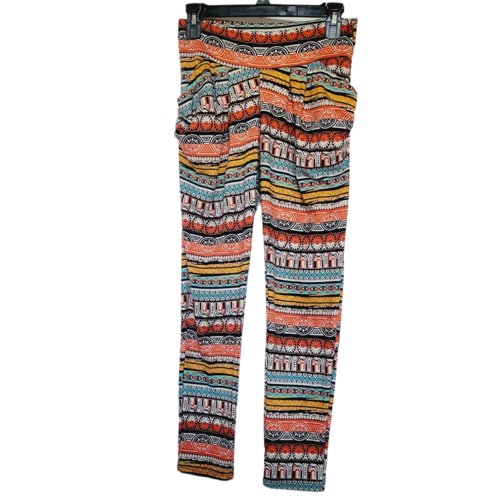 Women's Multicolor Printed Skinny Pants